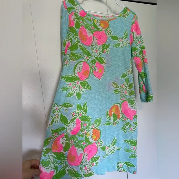 Lilly Pulitzer Marlowe Dress Pink Lemonade - Picture 13 of 16